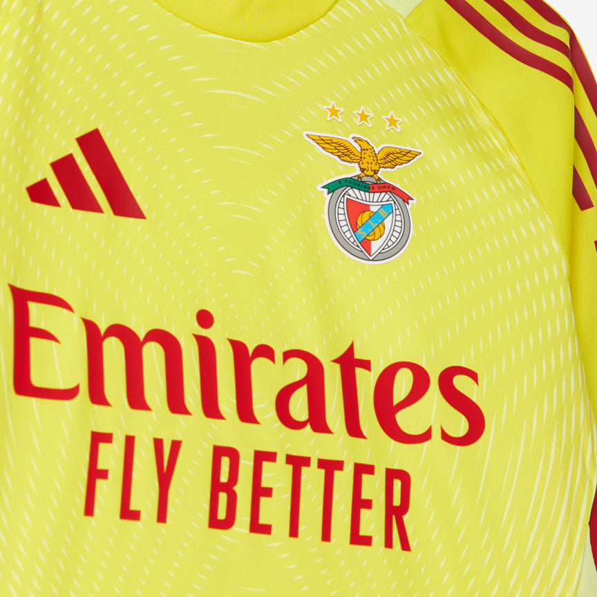 Benfica - Camisola guarda-redes amarela 25/26 - Caixa Benfica incluído