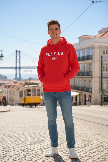 Benfica - Sweat-shirt com capuz - Vermelha