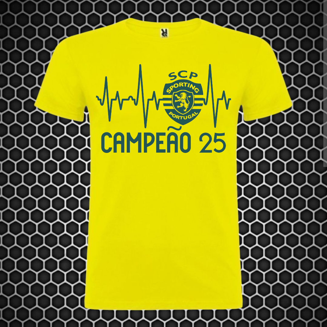 Sporting - T-shirt Amarela