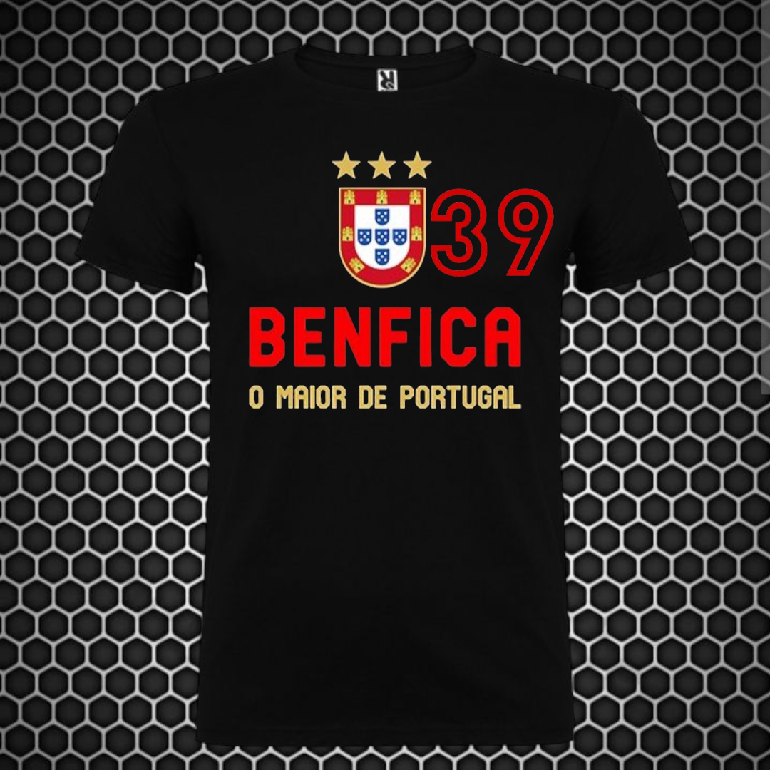 Benfica - T-shirt Preta