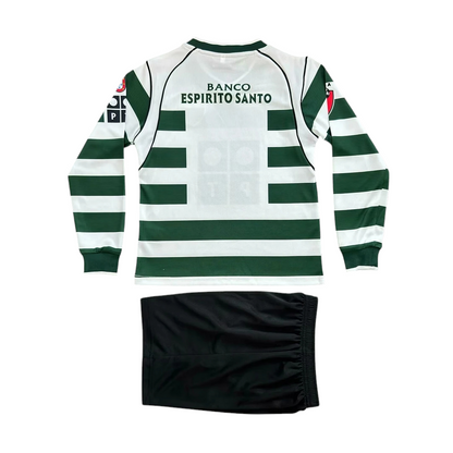 Sporting - Kit criança retro manga longa 01/03