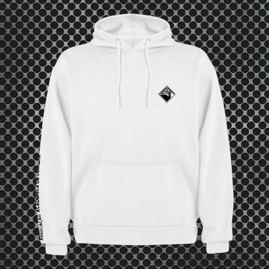 Académica de Coimbra - Sweat-shirt com capuz - Branca