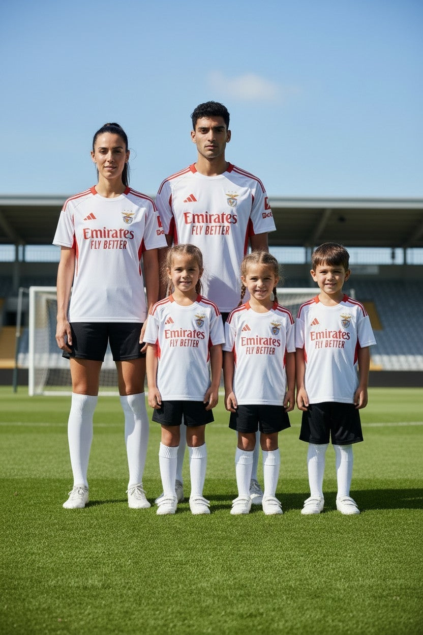 Benfica - Camisola alternativa branca 25/26