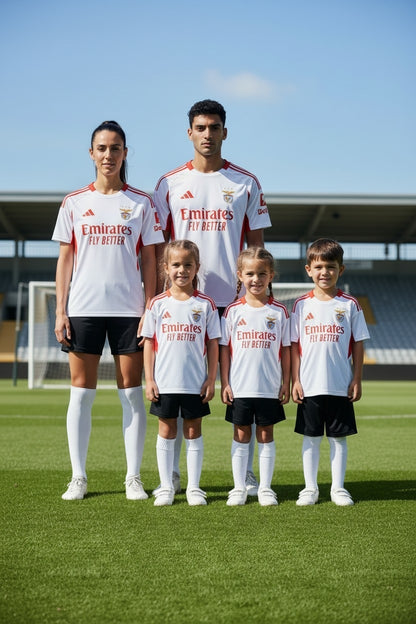 Benfica - Camisola alternativa branca 25/26