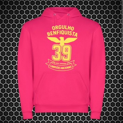 Benfica - Sweat-shirt com capuz - Rosa