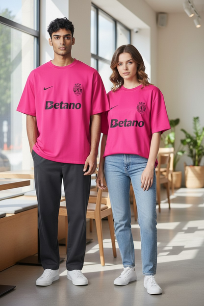 Sporting - Camisola pink 24/25 - Caixa e Saco Sporting incluídos