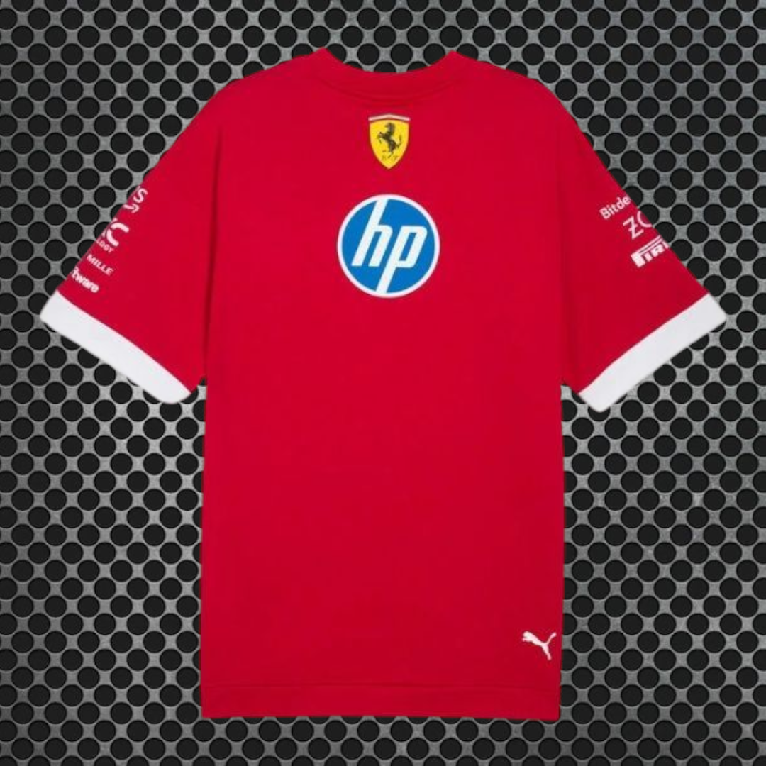Scuderia Ferrari F1
Camisa grande PUMA GP de Miami 2025 para pilotos
