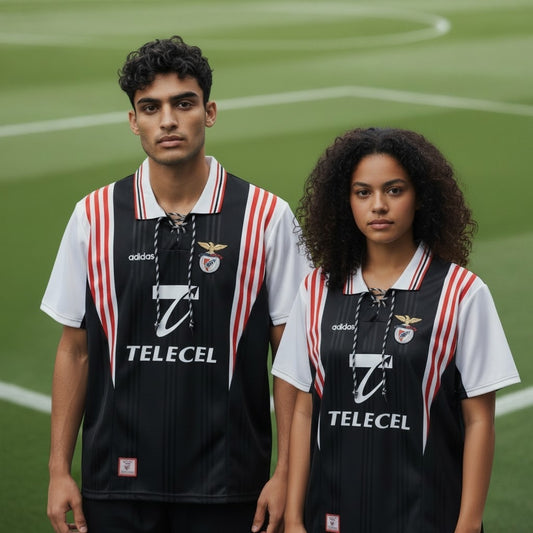 Benfica - Camisola alternativa retro telecel 1997-1998