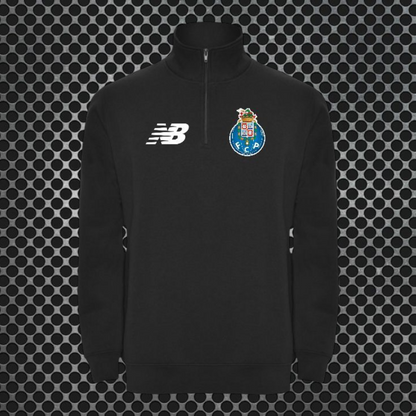 Porto - Sweat - Shirt com meio fecho e gola alta Ref. 1109 - 02