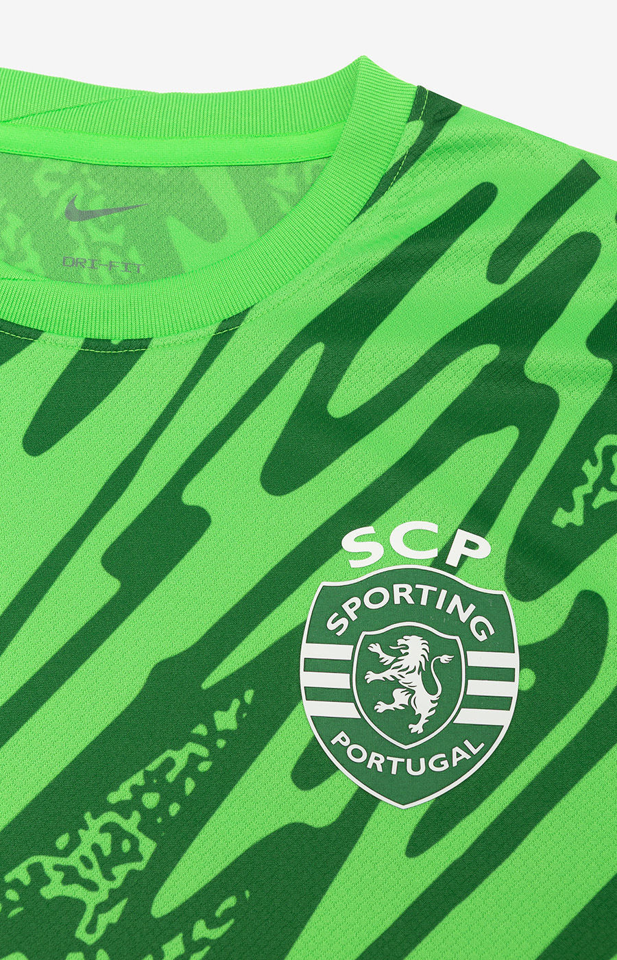 Sporting - Camisola guarda-redes verde 25/26 - Caixa e Saco Sporting incluídos