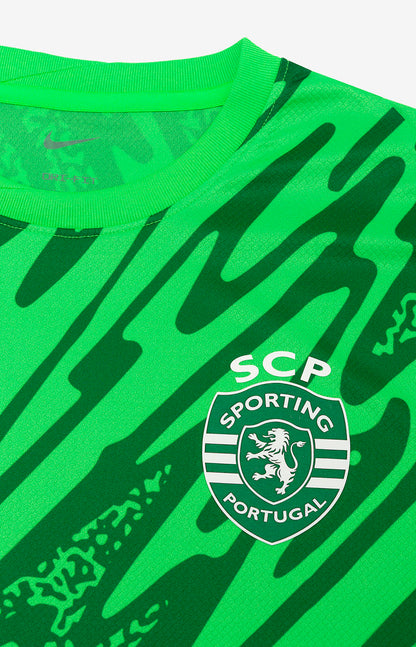 Sporting - Camisola guarda-redes verde 25/26 - Caixa e Saco Sporting incluídos