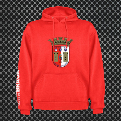 Braga - Sweat-shirt com capuz - Vermelha