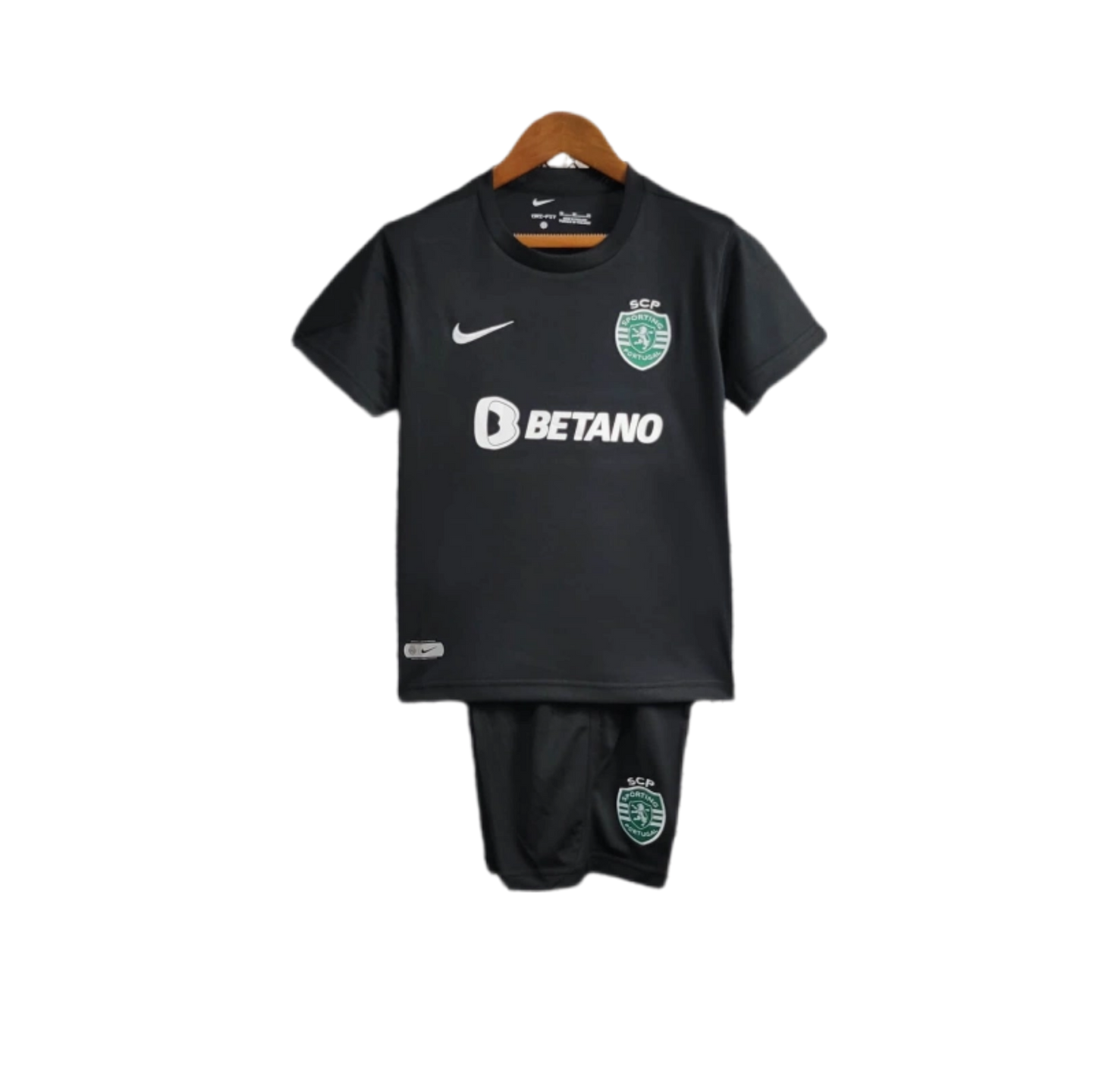 Sporting - Kit criança e adulto alternativo preto 24/25 - Caixa e Saco Sporting incluídos