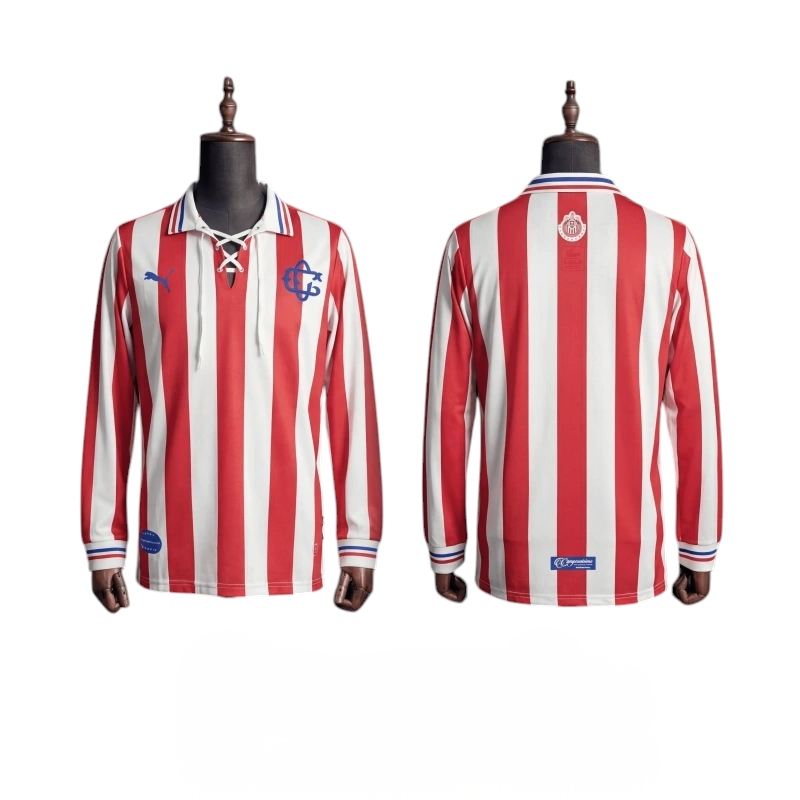 Chivas - Camisola retro manga longa 16/17