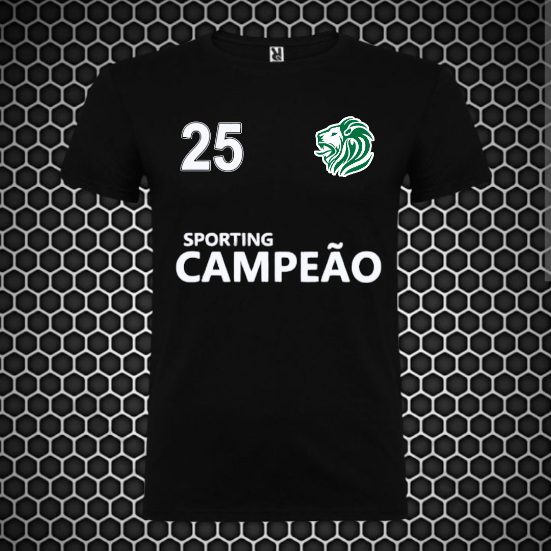 Sporting - T-shirt Preta