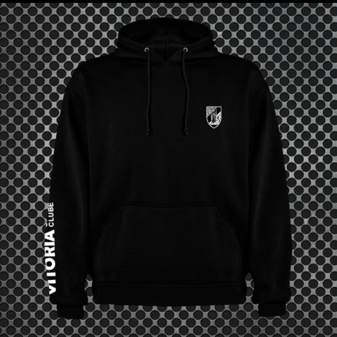 Vitória - Sweat-shirt com capuz - Preta