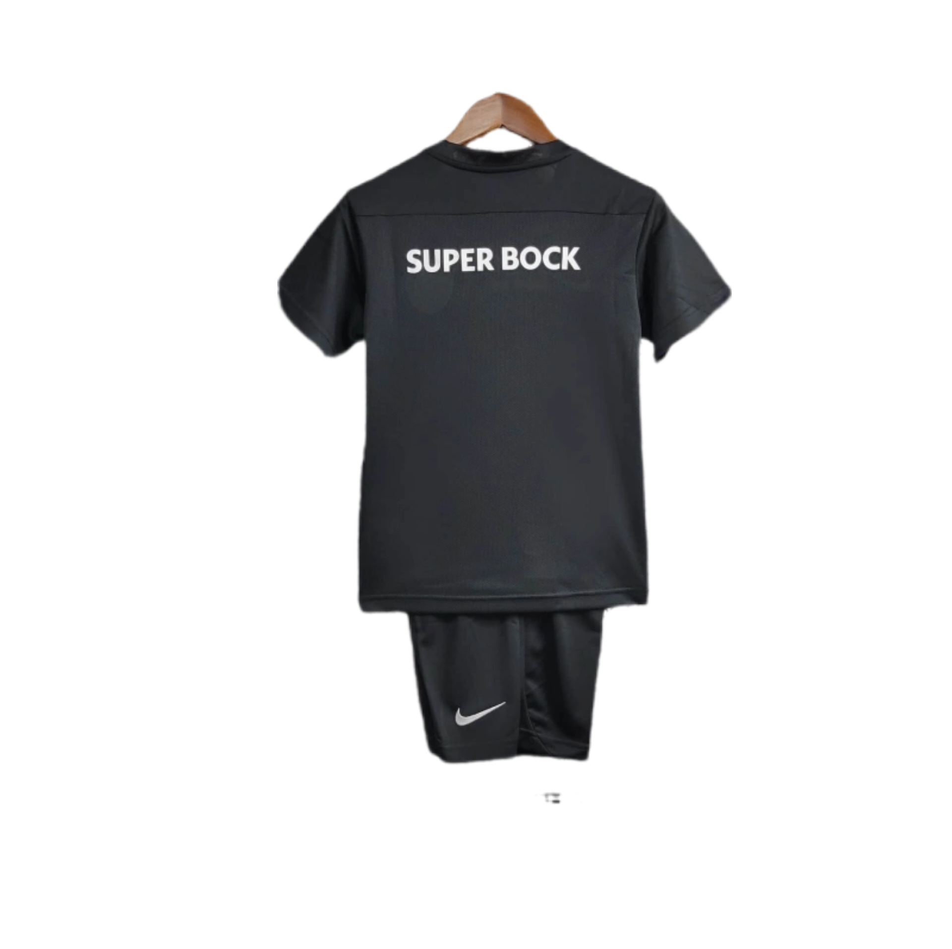 Sporting - Kit criança e adulto alternativo preto 24/25