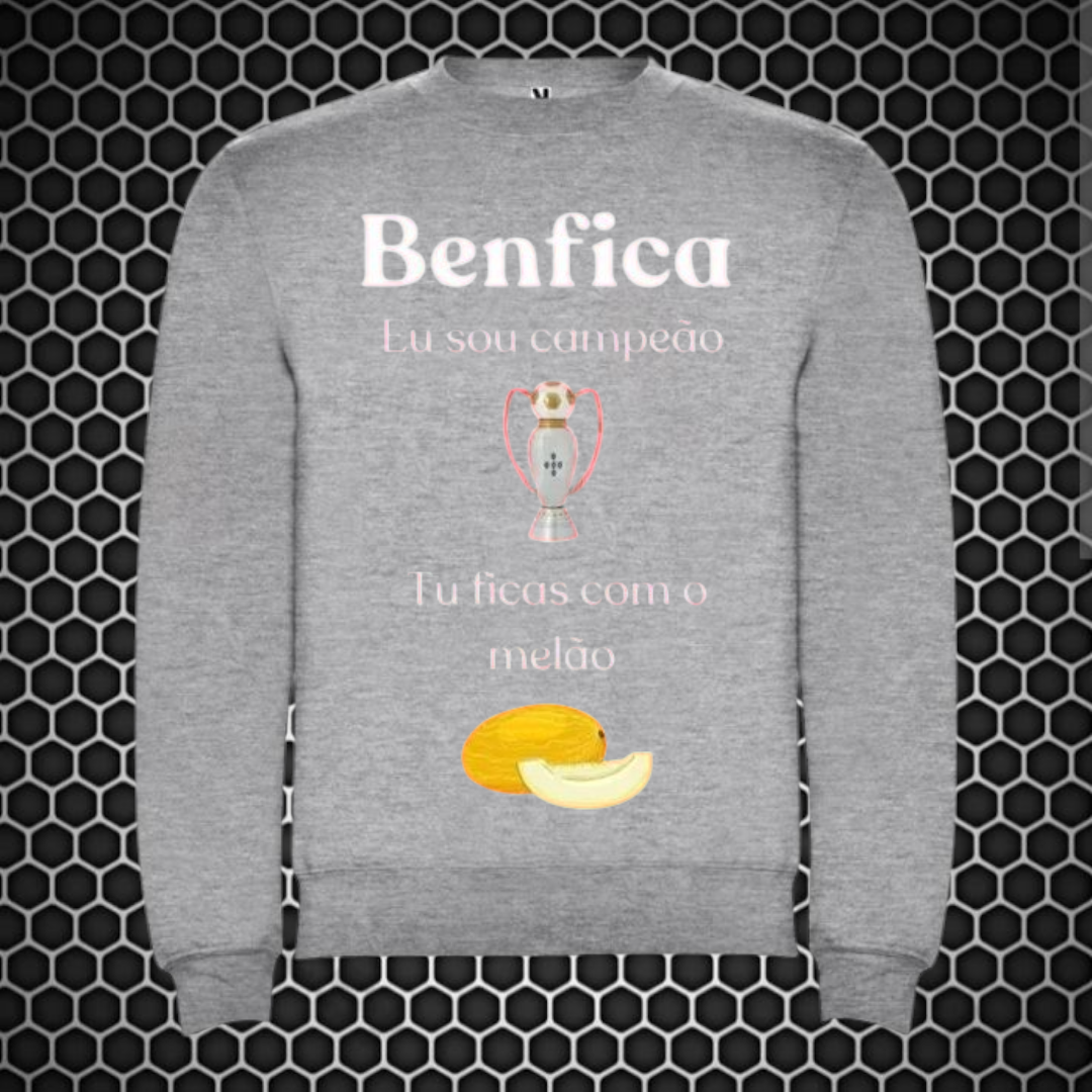 Benfica - Sweat-shirt - Cinza