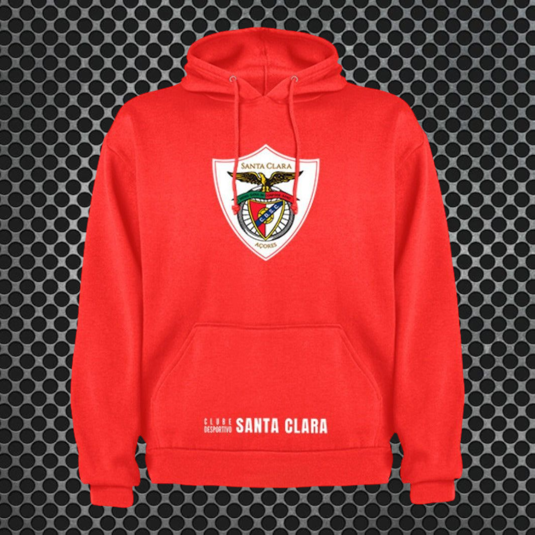 Santa Clara - Sweat-shirt com capuz - Vermelha