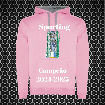 Sporting - Sweat-shirt com capuz - Rosa