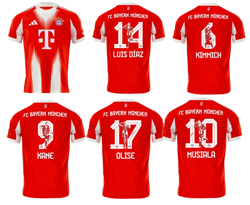 Bayern Munique - Camisolas autografadas pelos jogadores 25/26