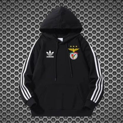 Benfica - Sweat-shirt com capuz - Preta