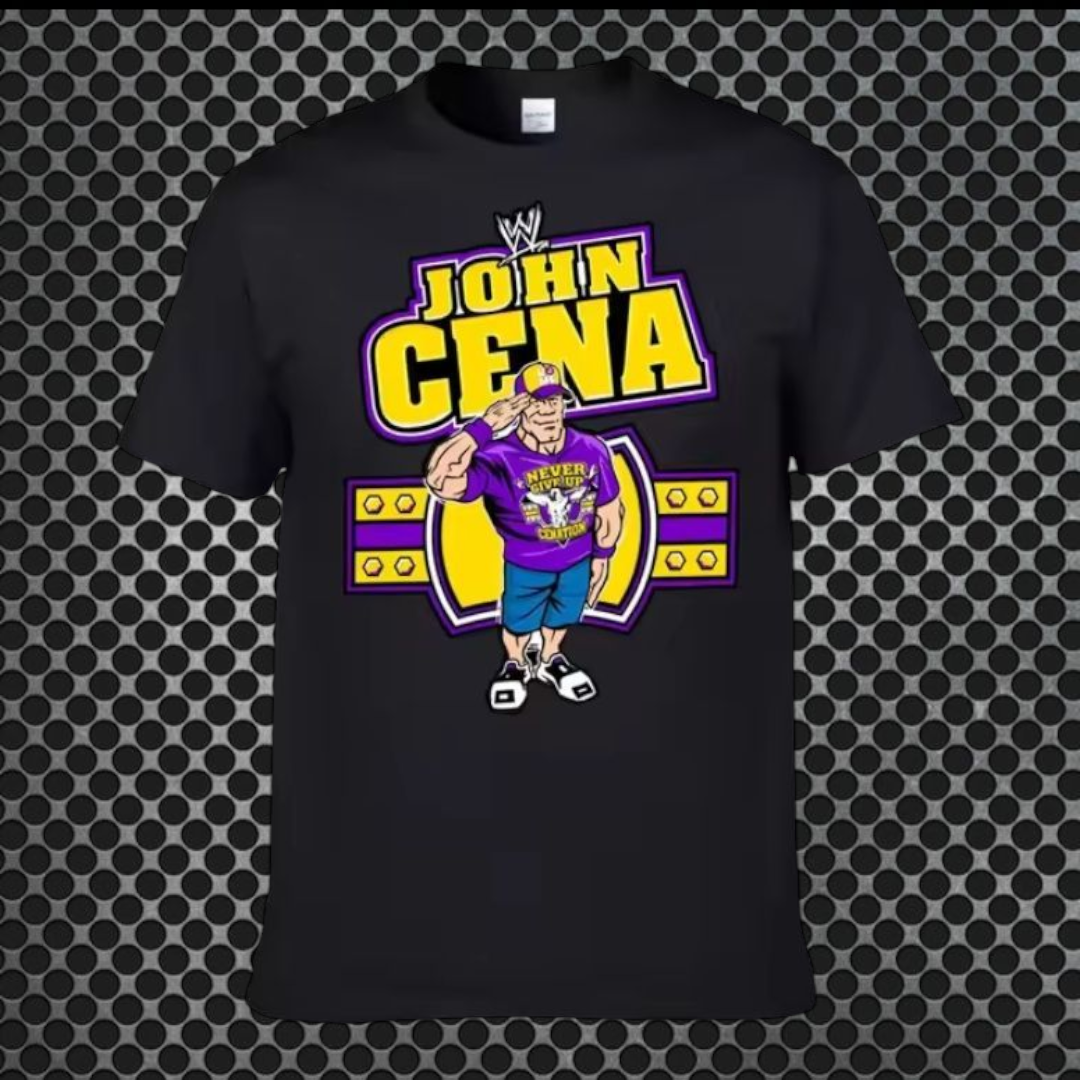 John Cena - T-shirt Preta