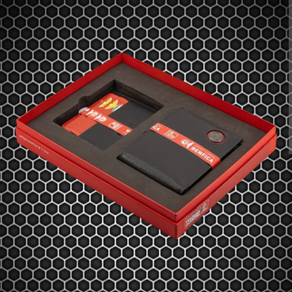 Benfica - Conjunto carteira + porta cartões