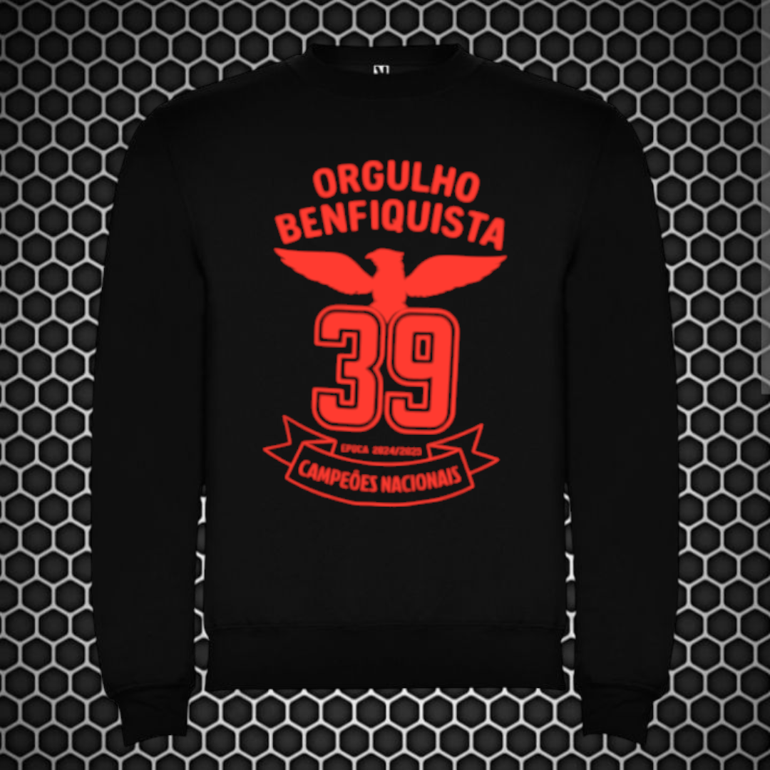 Benfica - Sweat-shirt - Preta