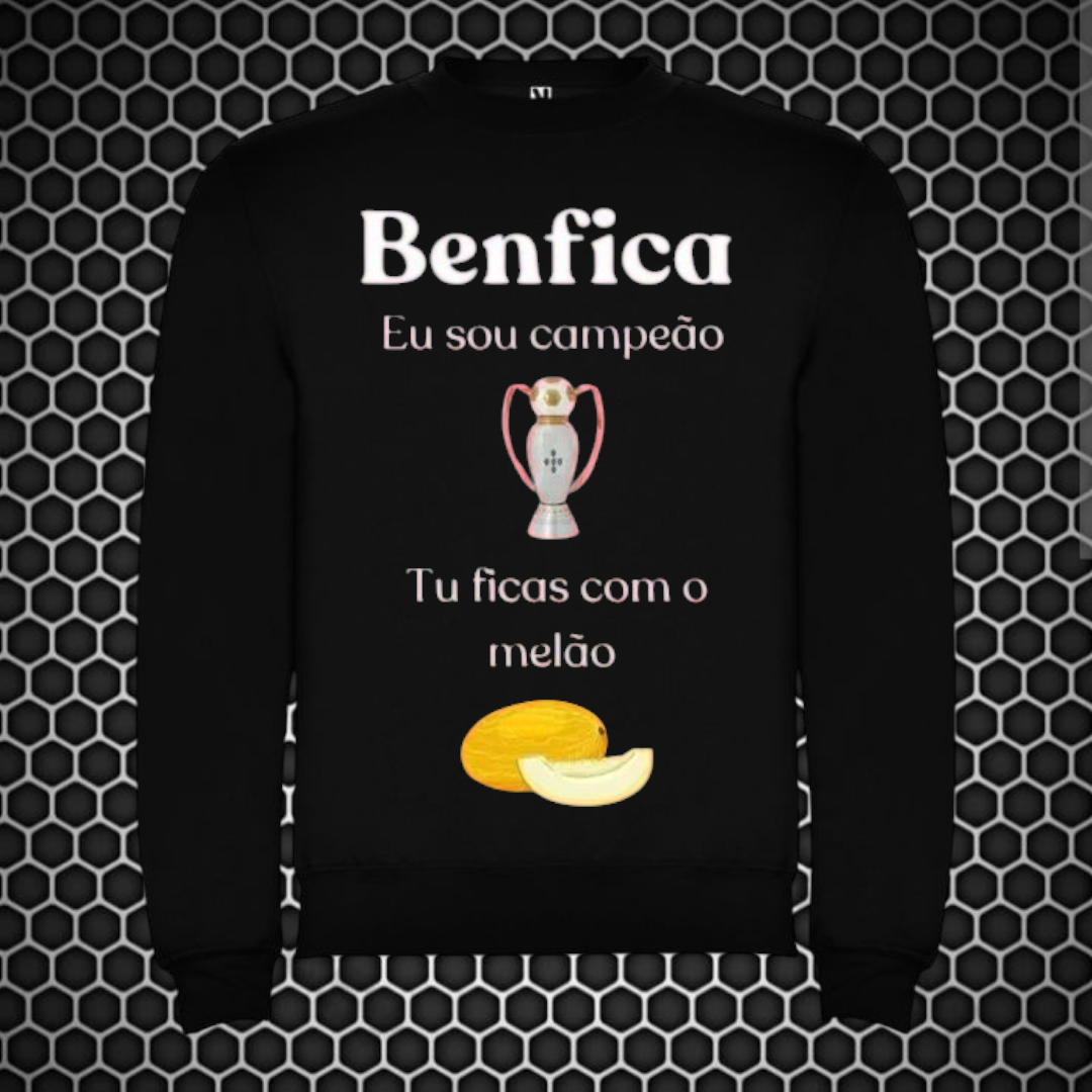 Benfica - Sweat-shirt - Preta