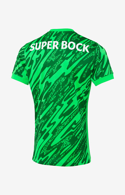 Sporting - Camisola guarda-redes verde 25/26 - Caixa e Saco Sporting incluídos