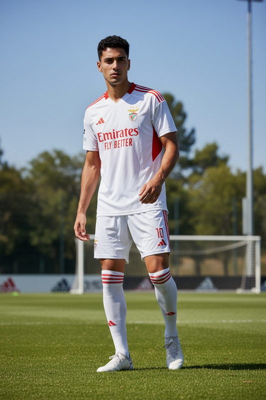 Benfica - Kit criança e adulto branco 25/26 - Caixa Benfica incluído