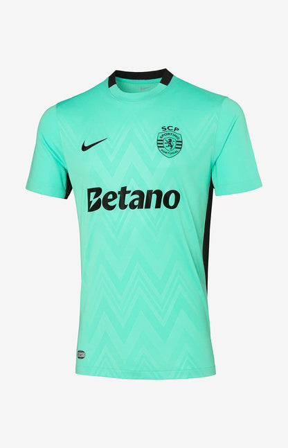Sporting - Camisola 3° equipamento 25/26 - Caixa e Saco Sporting incluídos