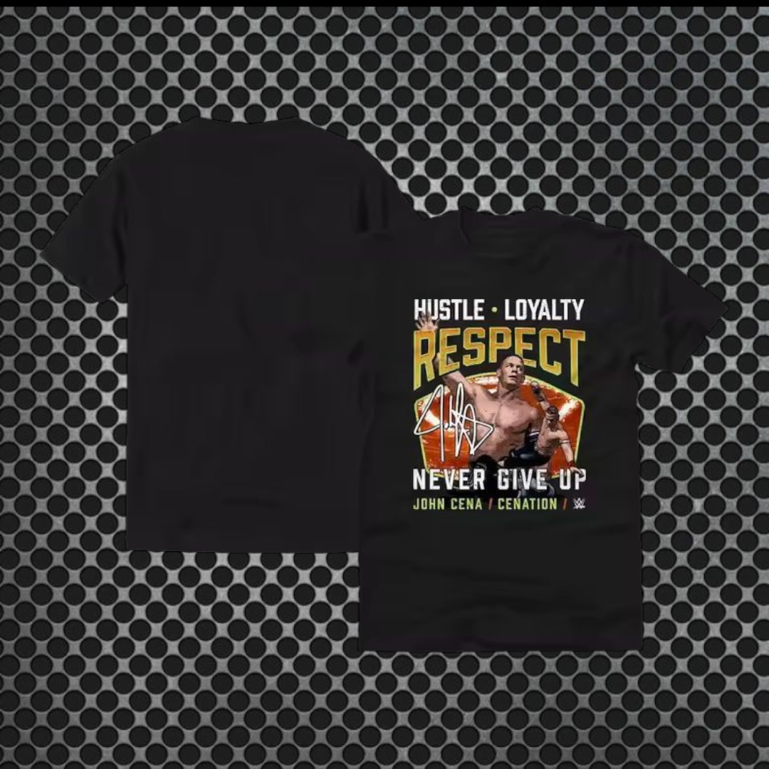 John Cena - T-shirt Preta