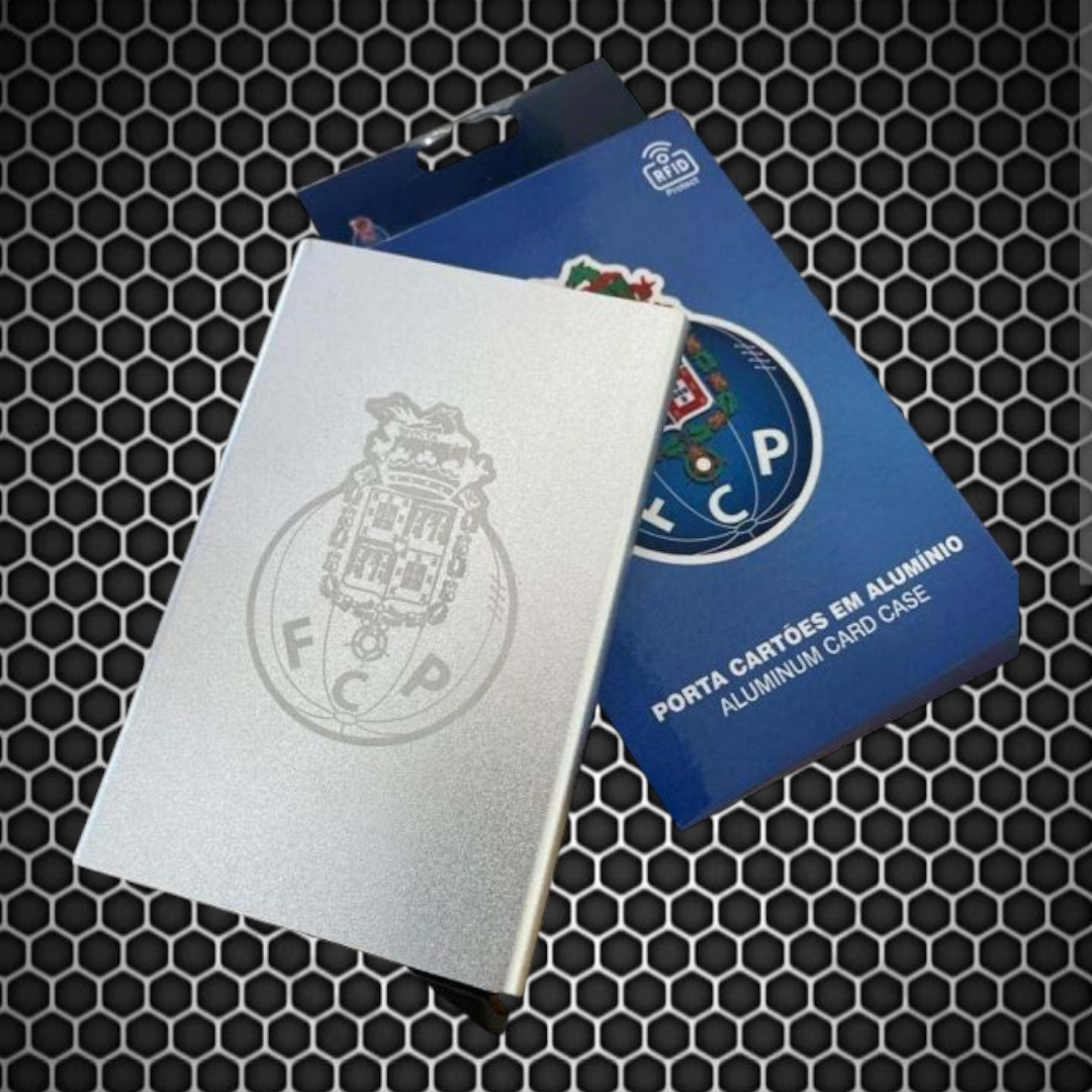 Porto - Porta cartões em alumínio com proteção RFID