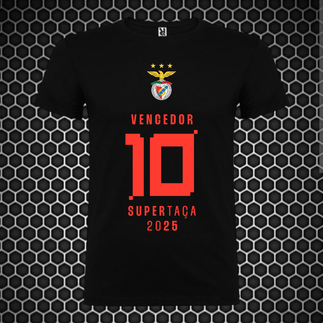 Benfica - T-shirt Preta