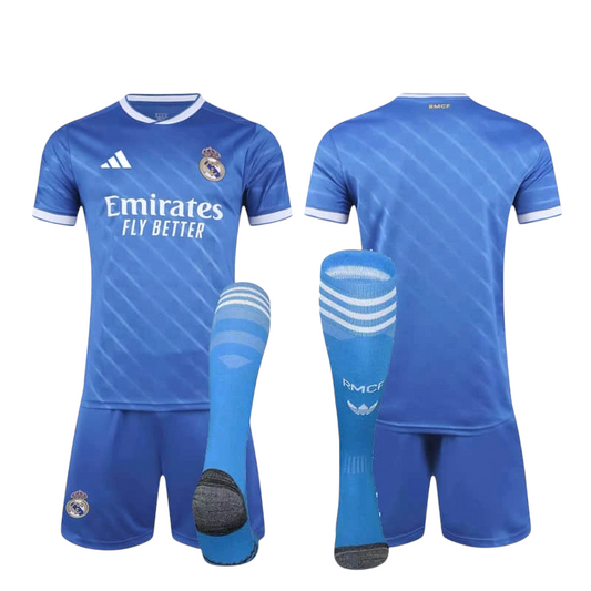 Real Madrid - Kit Criança e Adulto 25/26