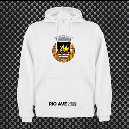 Rio Ave- Sweat-shirt com capuz - Branca