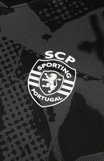 Sporting - T-shirt aquecimento preta 25/26