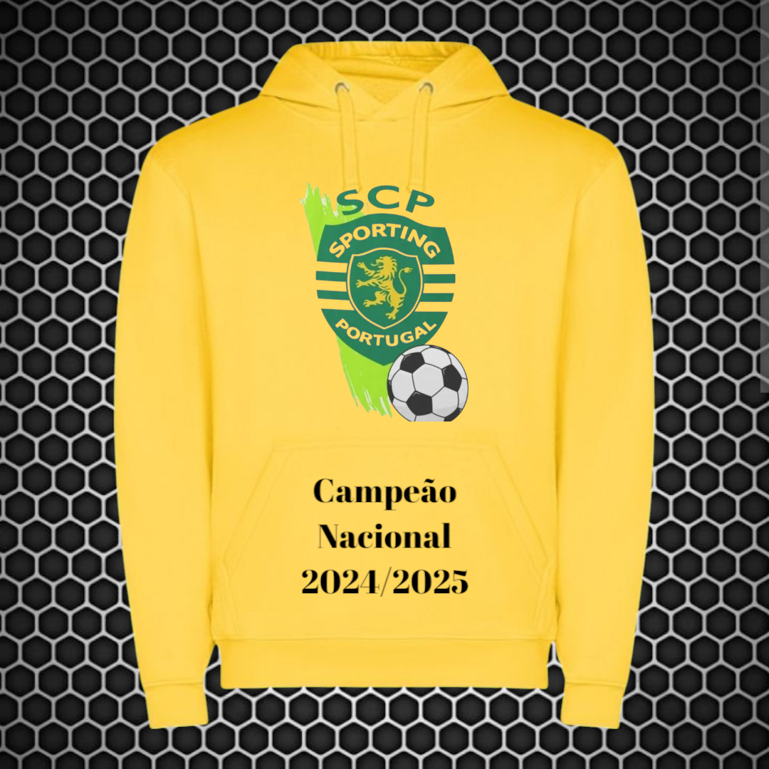 Sporting - Sweat-shirt com capuz - Amarela