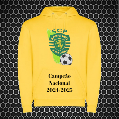 Sporting - Sweat-shirt com capuz - Amarela