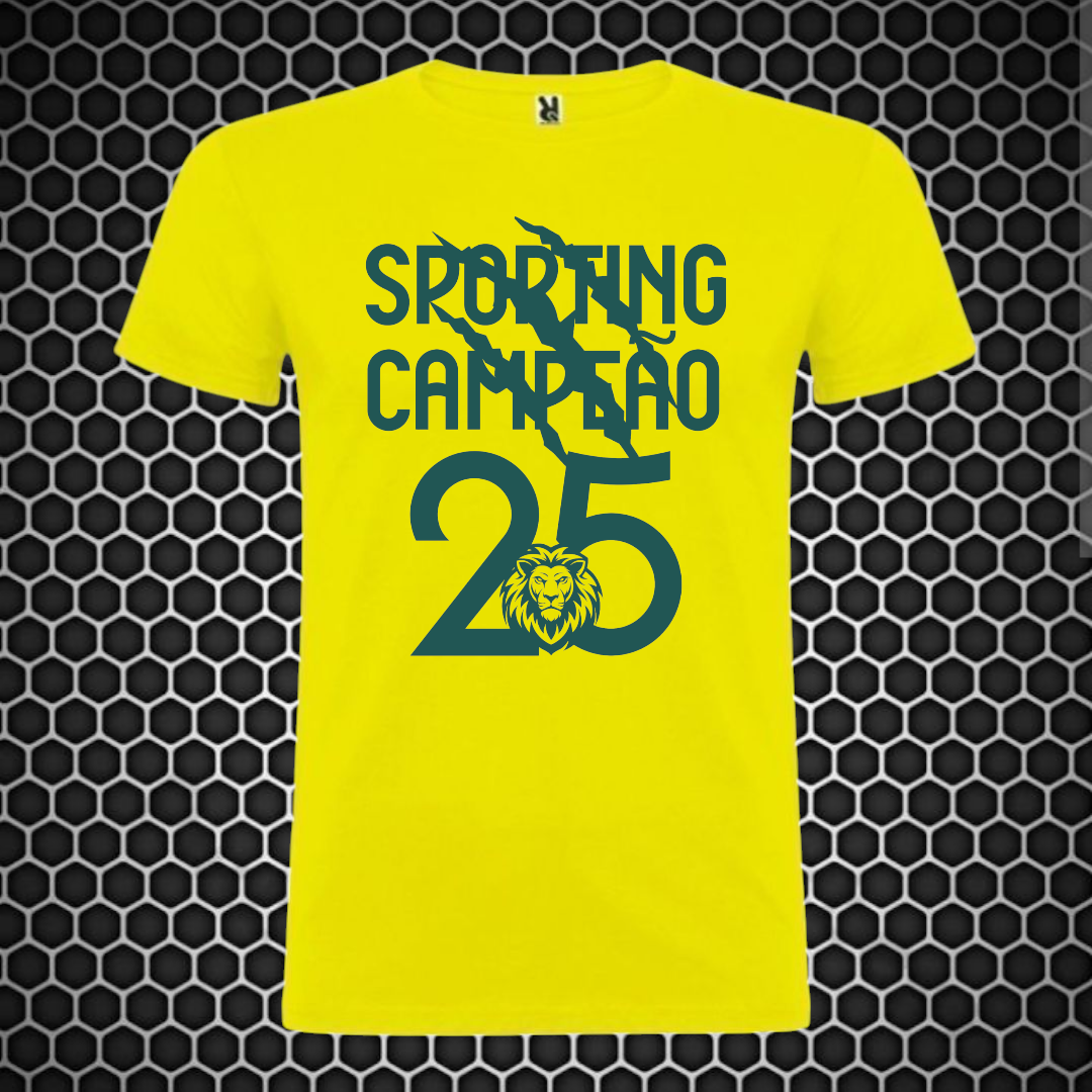 Sporting - T-shirt Amarela