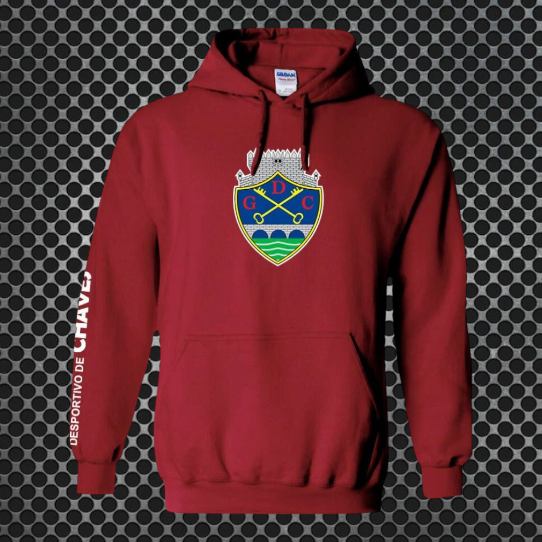 Chaves - Sweat-shirt com capuz - Borgonha