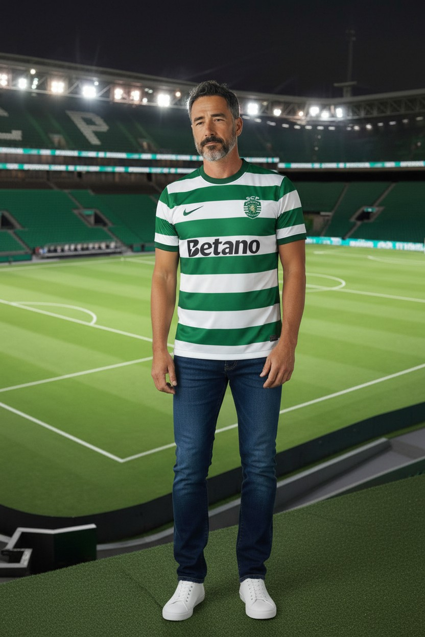Sporting - Camisola principal 25/26 - VERSÃO JOGADOR (LER DESCRIÇÃO)
