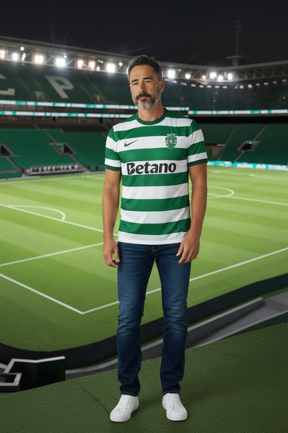 Sporting - Camisola principal 25/26 - VERSÃO JOGADOR (LER DESCRIÇÃO)