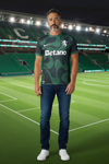 Sporting - Camisola alternativa preta 25/26 - VERSÃO JOGADOR (LER DESCRIÇÃO)