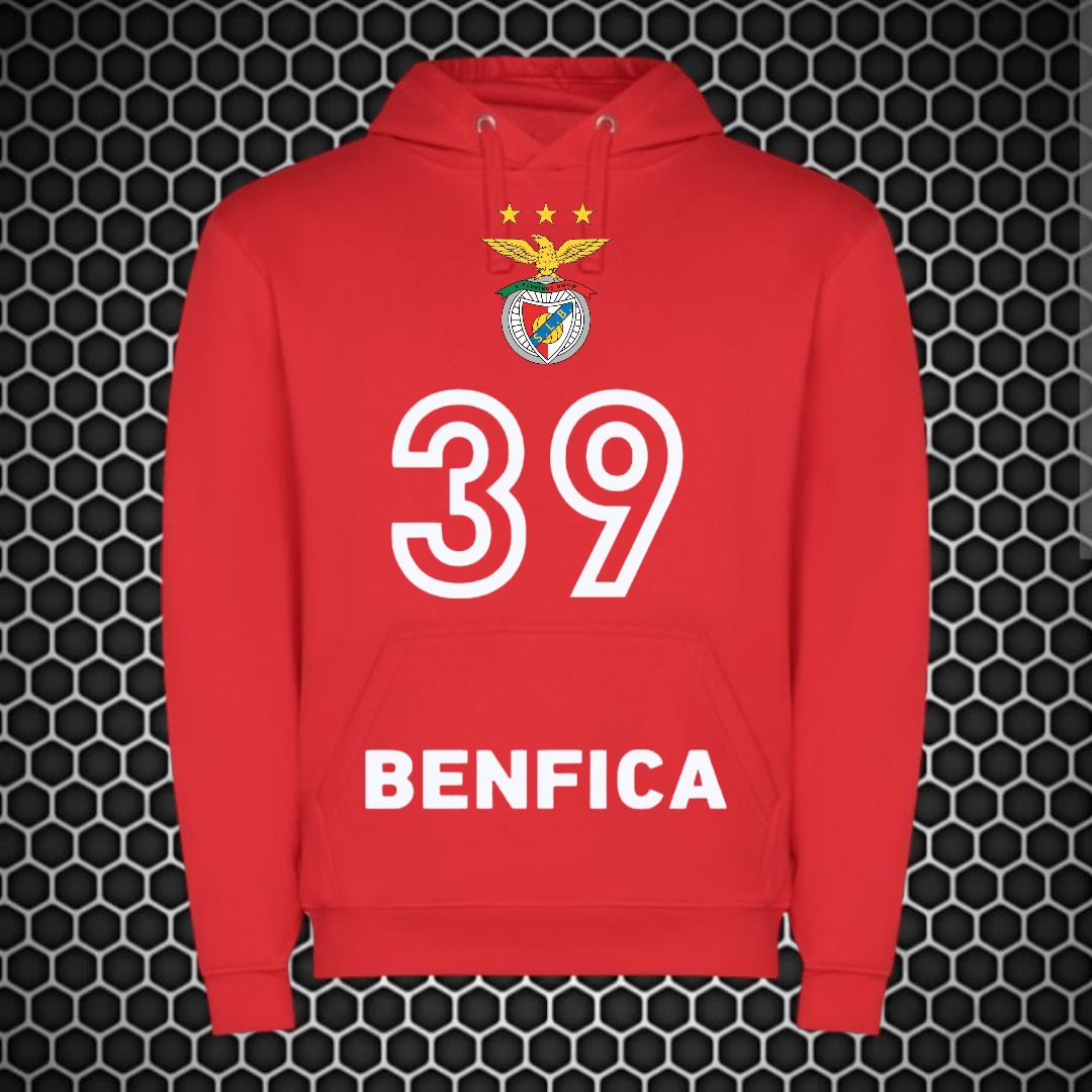 Benfica - Sweat-shirt com capuz - Vermelha