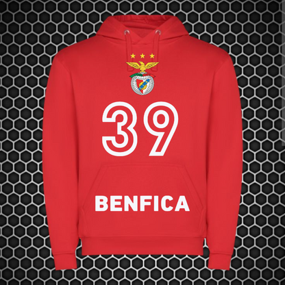Benfica - Sweat-shirt com capuz - Vermelha
