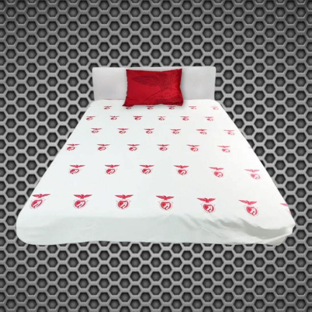 Benfica - Conjunto lençol 280*180cm + 1 fronha solteiro 70*50cm