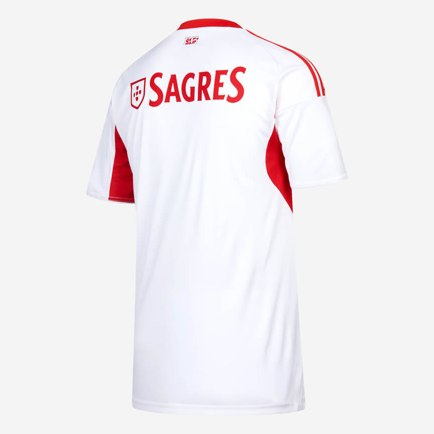 Benfica - Camisola alternativa branca 25/26 - Caixa Benfica incluído